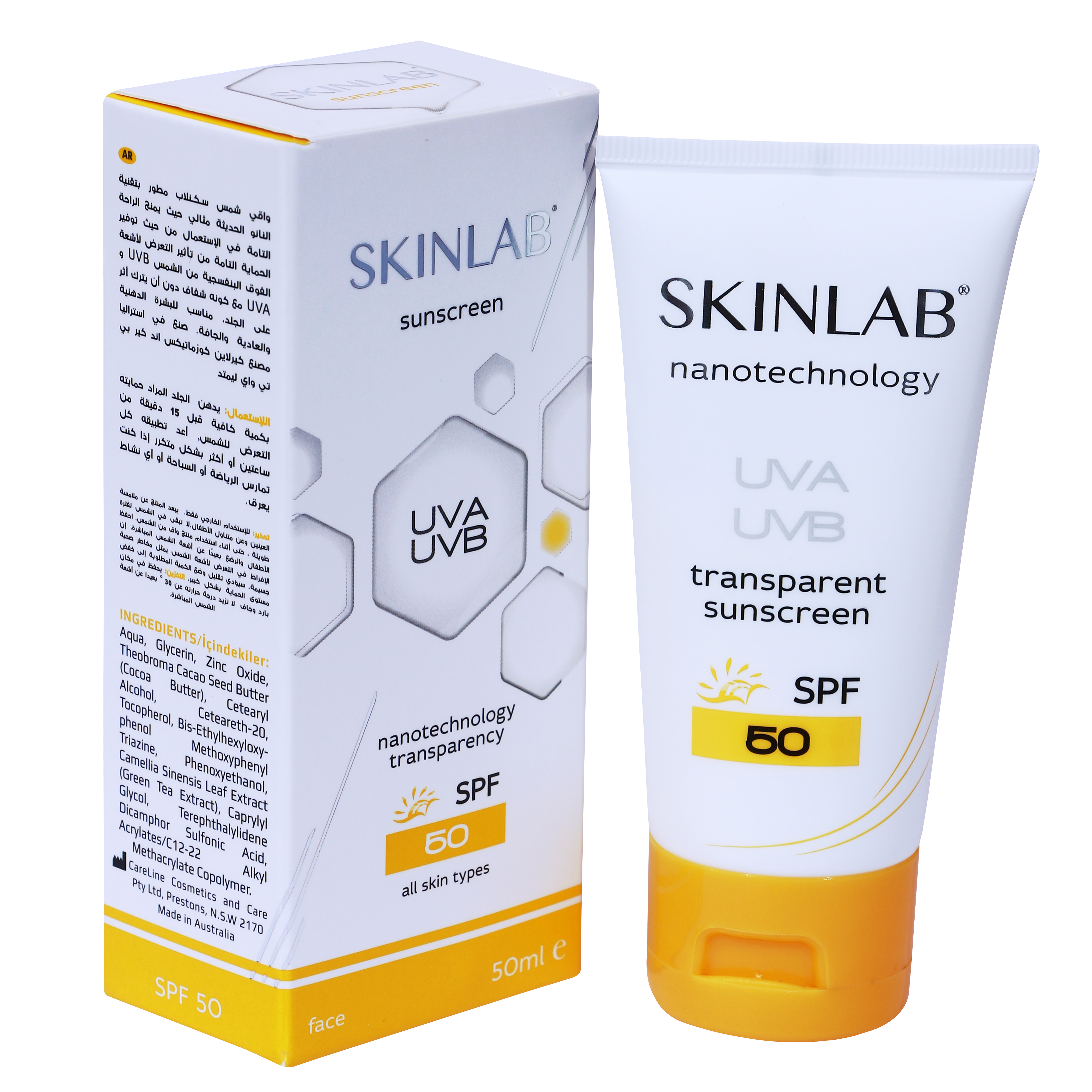 24-SKINLAB SPF 50 Sunscreen UVA UVB Transparent 50ml-4